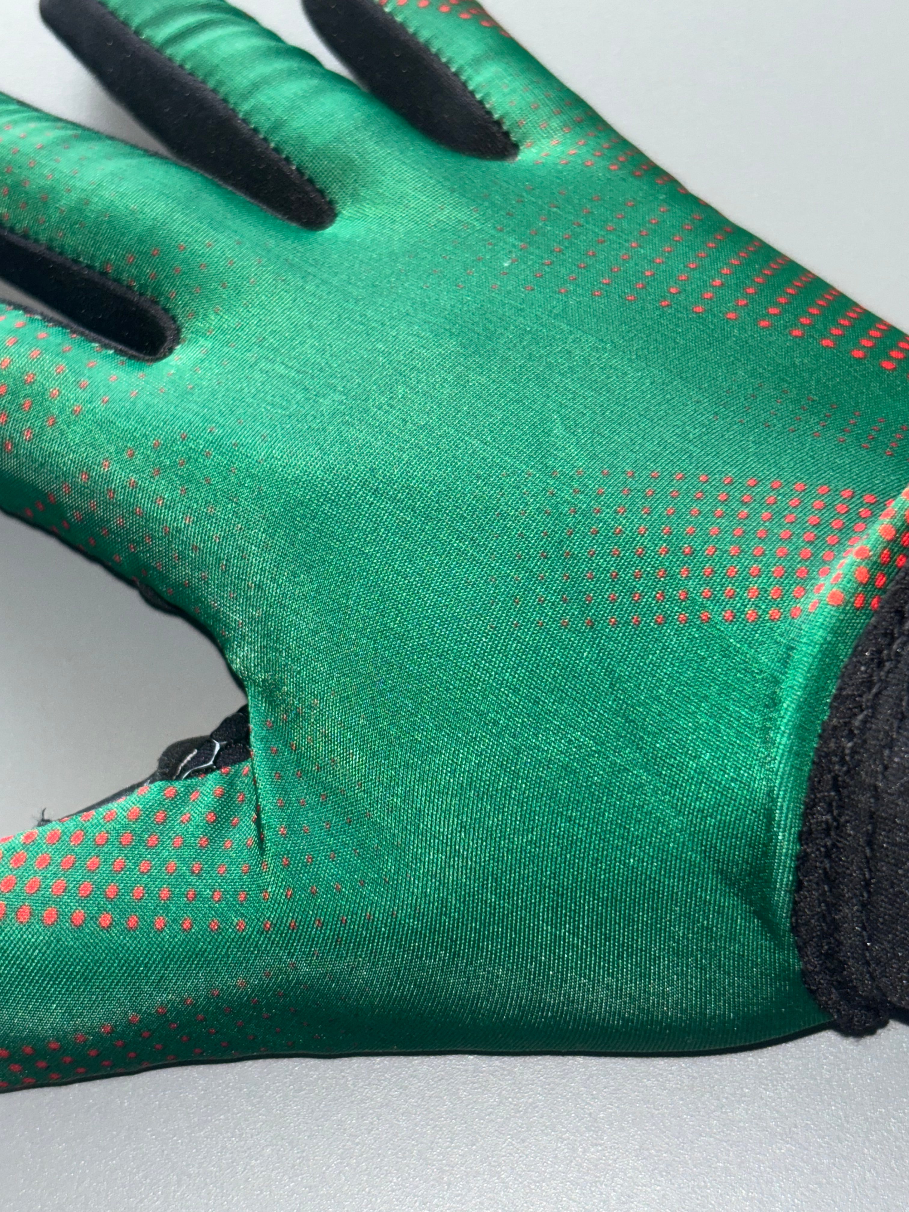 Green and Red Gaelic Gloves